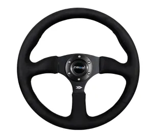 NRG RST-023MB-SA 350mm Alcantara Reinforced Steering Wheel