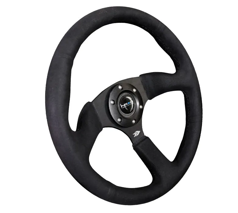 NRG RST-023MB-SA 350mm Alcantara Reinforced Steering Wheel