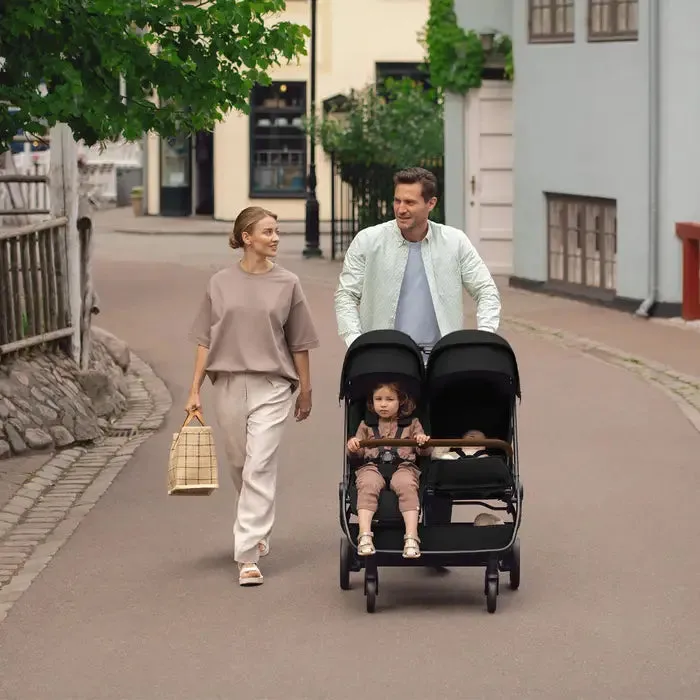Nuna TRVL DUBL Stroller - Caviar