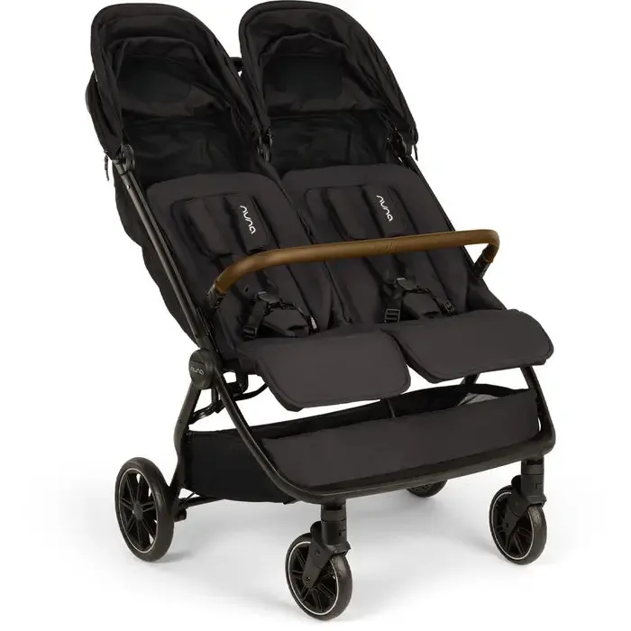 Nuna TRVL DUBL Stroller - Caviar