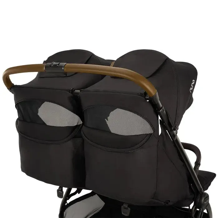 Nuna TRVL DUBL Stroller - Caviar