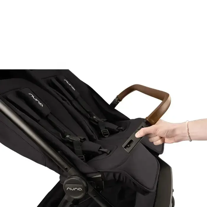Nuna TRVL DUBL Stroller - Caviar