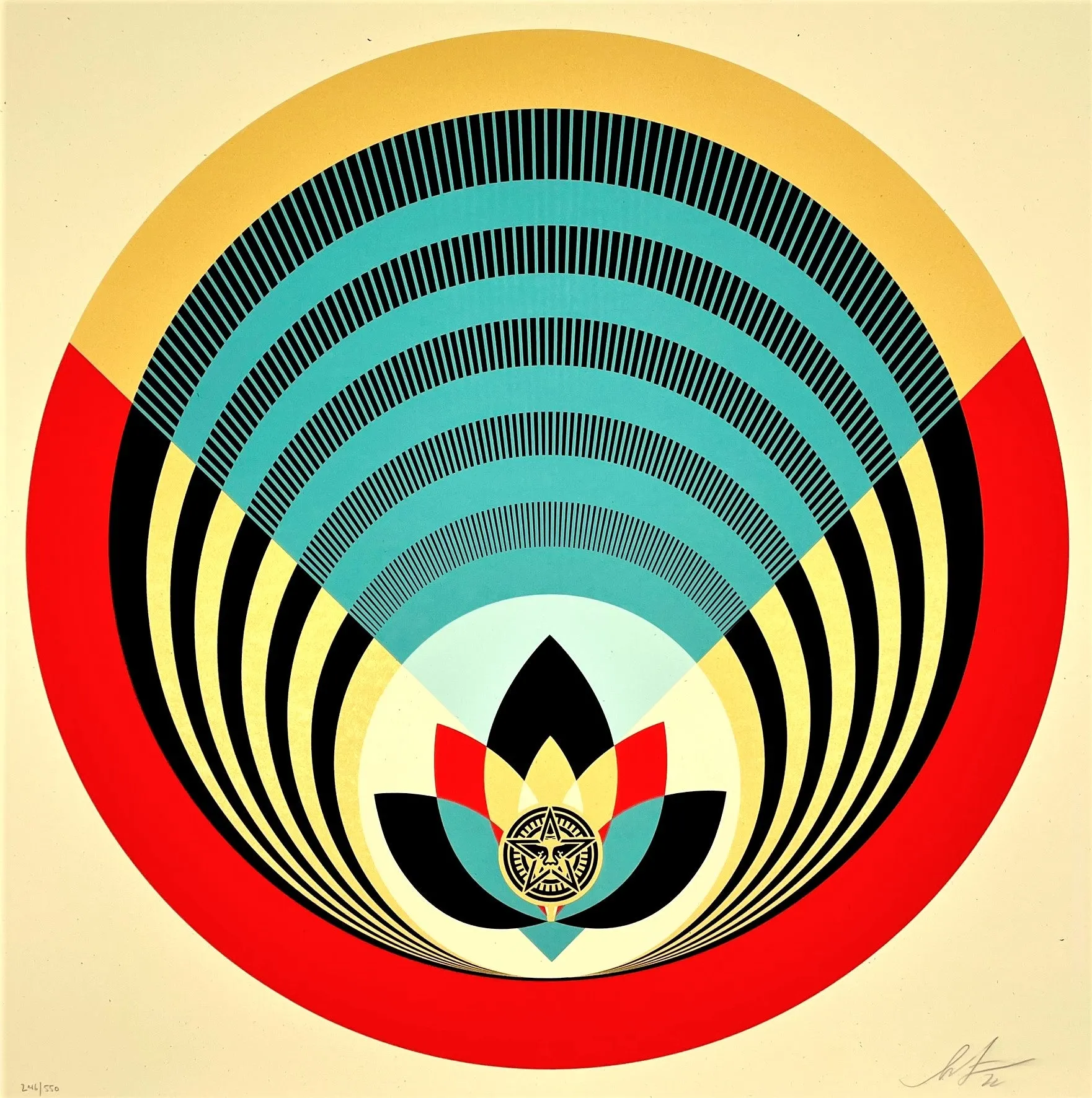 Obey Radiant Lotus (Round)