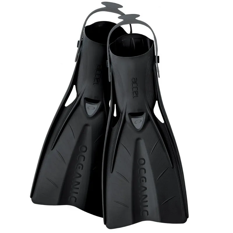 Oceanic Accel Travel Fins - XXL and XS IN STOCK