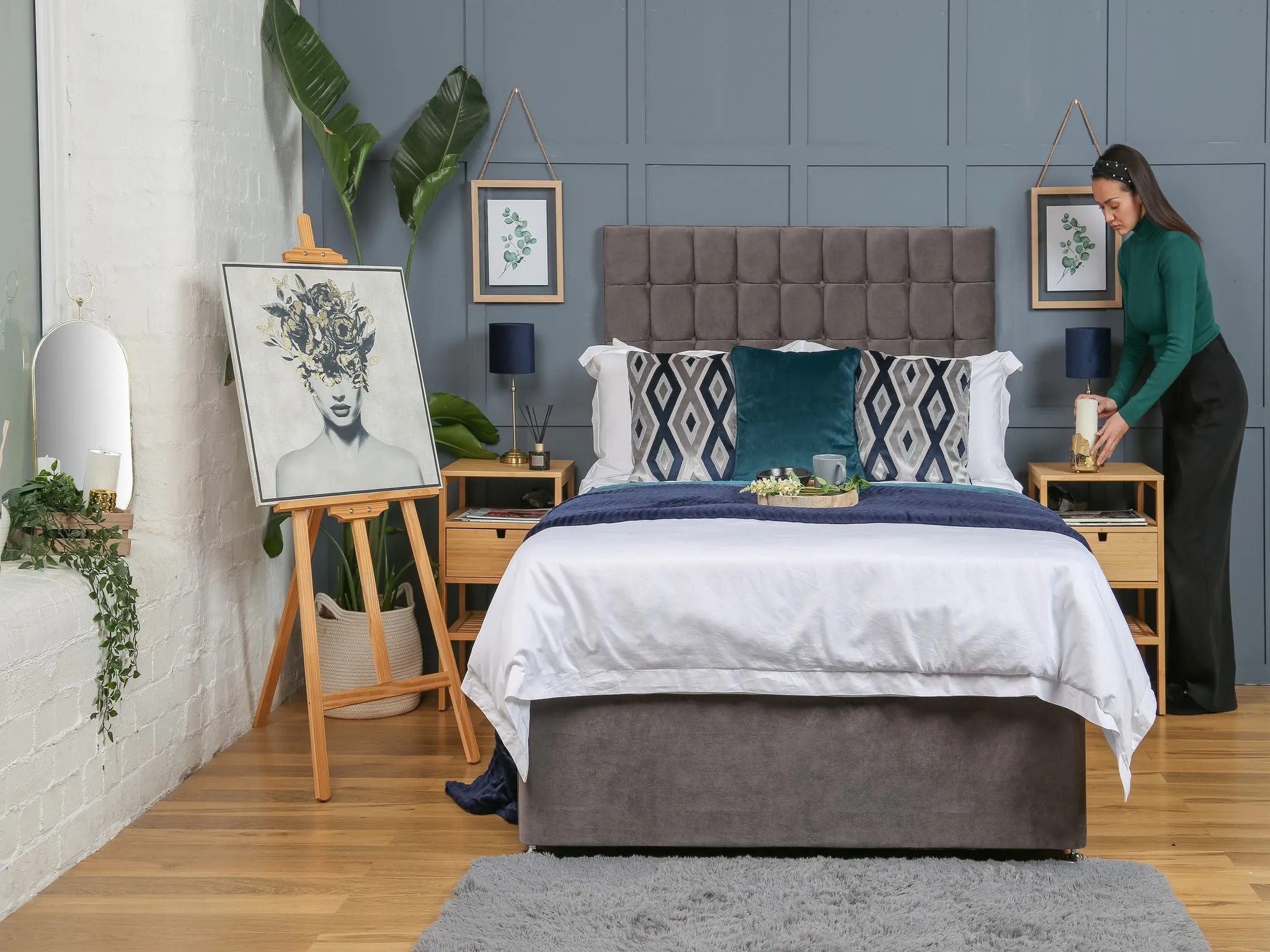 Omega Divan Bed Set With Mattress Options