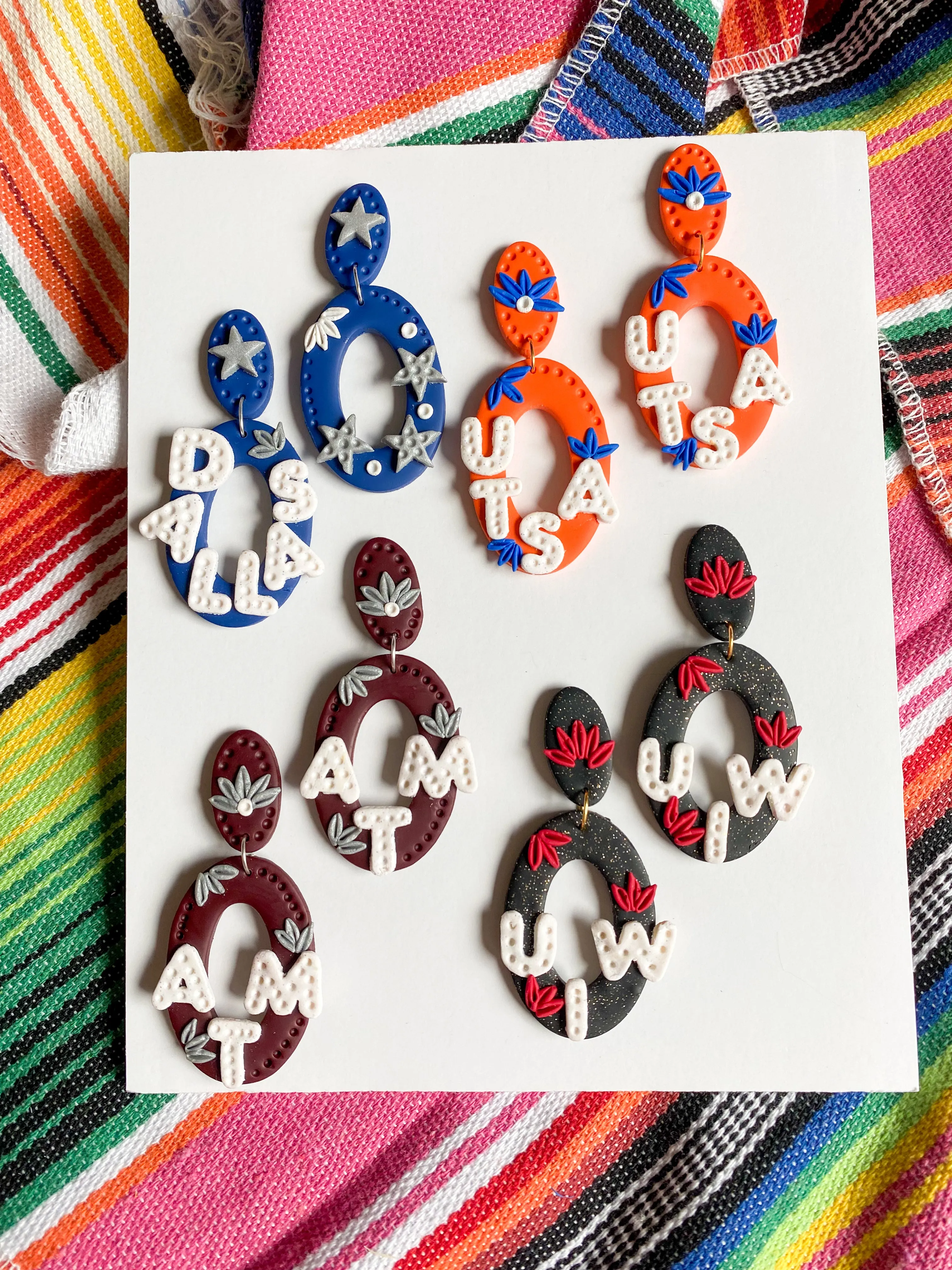 Oval Dangles - customizable