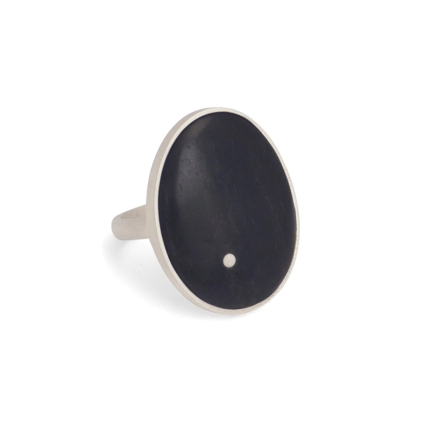oval wood inlay ring