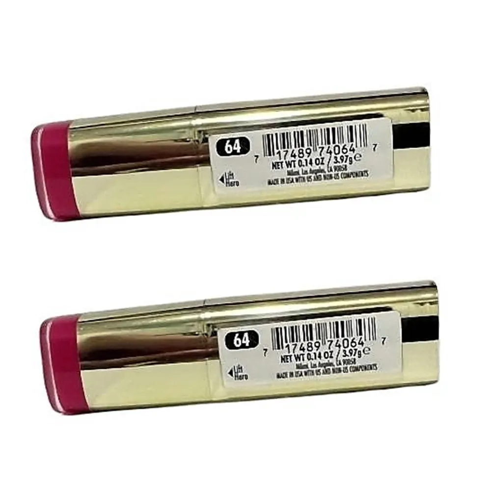 Pack of 2 Milani Color Statement Lipstick, Matte Orchid # 64