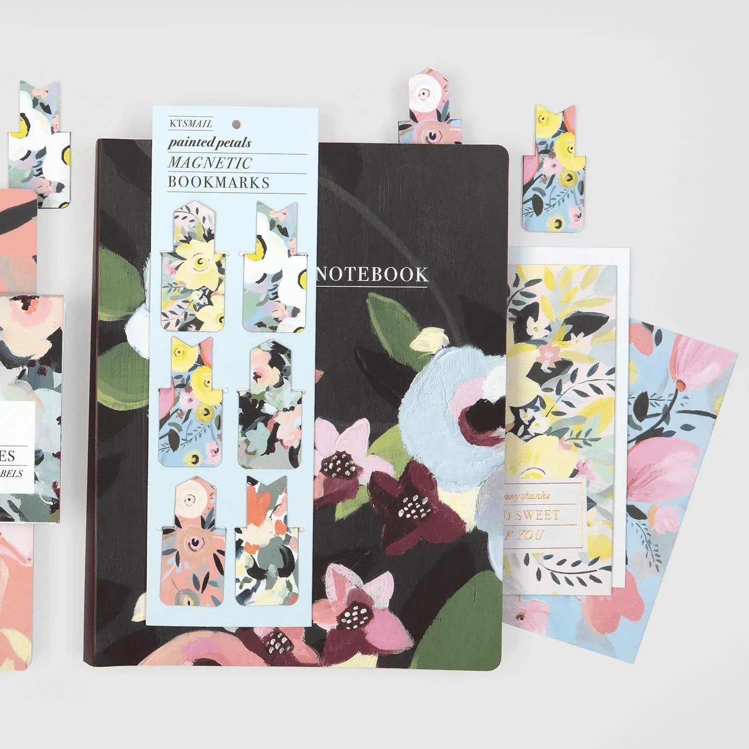 Painted Petals Magnetic Bookmark
