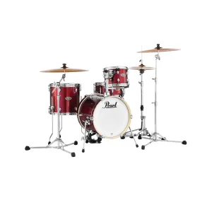 Pearl MDT764PC-704 Midtown 4-Piece Shell Pack (1614B/1007T/1312T/1355S), Black Cherry Glitter