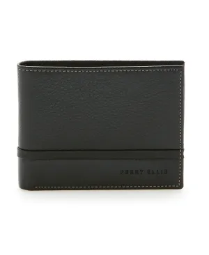 Pebble Smooth Contrast Bifold Wallet