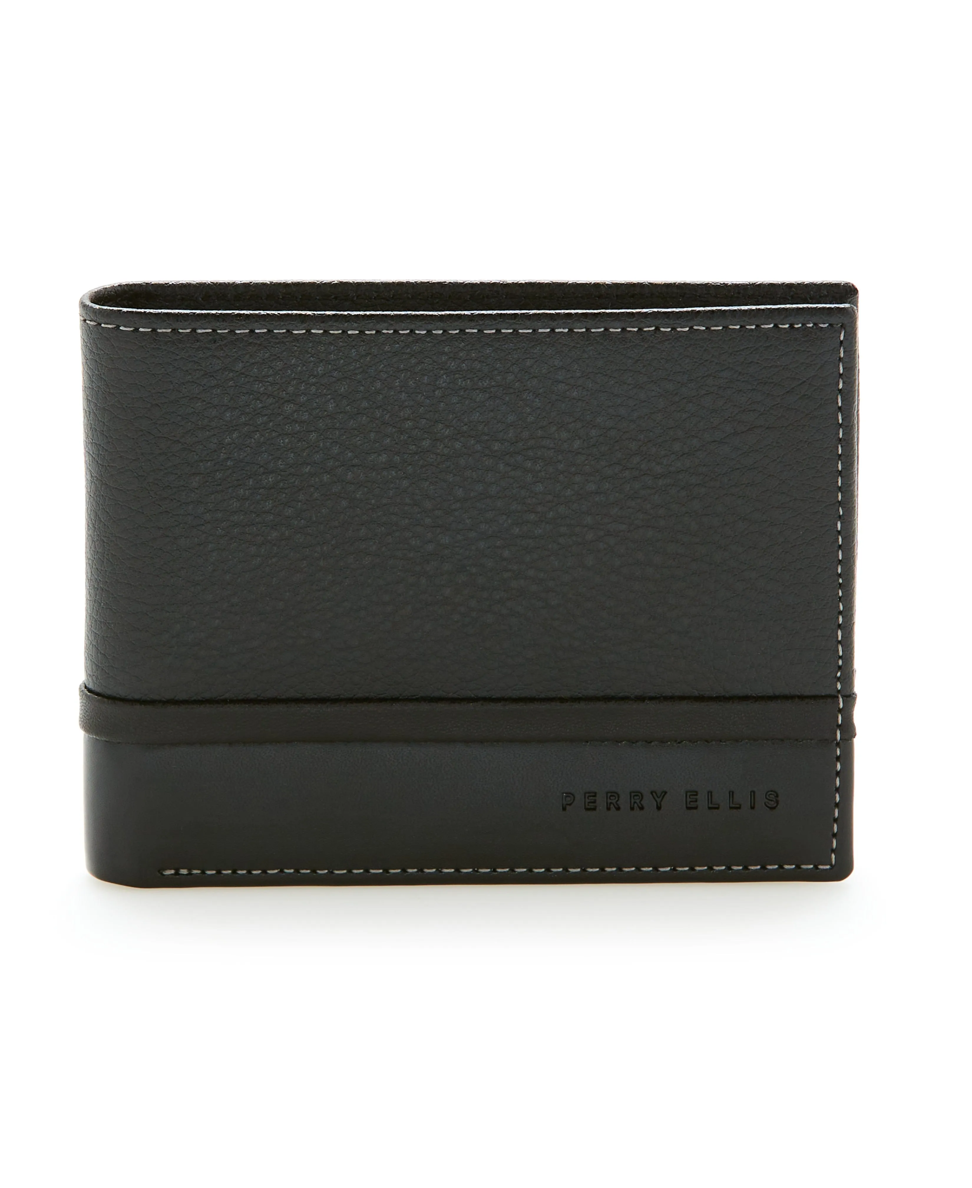 Pebble Smooth Contrast Bifold Wallet