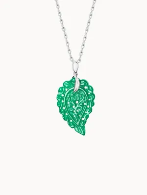Pendant INDIA small Green Onyx green Onyx