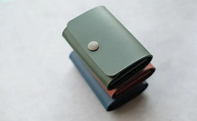 PERSONALIZED Women Card Change Holder Pouch HANDMADE LEATHER CUTE MONOGRAMMED GIFT CUSTOM Coin Wallet Holder