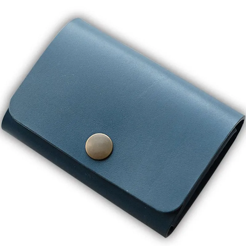 PERSONALIZED Women Card Change Holder Pouch HANDMADE LEATHER CUTE MONOGRAMMED GIFT CUSTOM Coin Wallet Holder