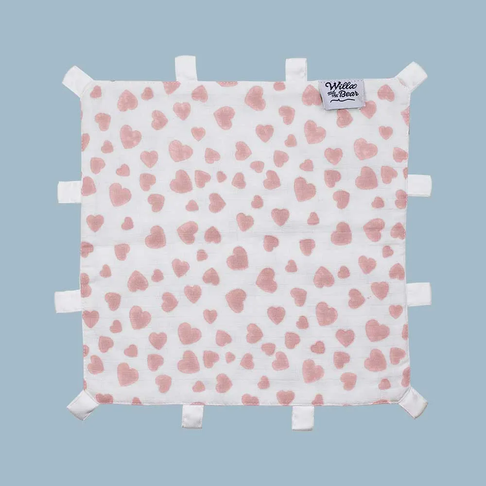Pink Tabbed Comforters