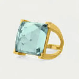 Plaza Ring - Aquamarine