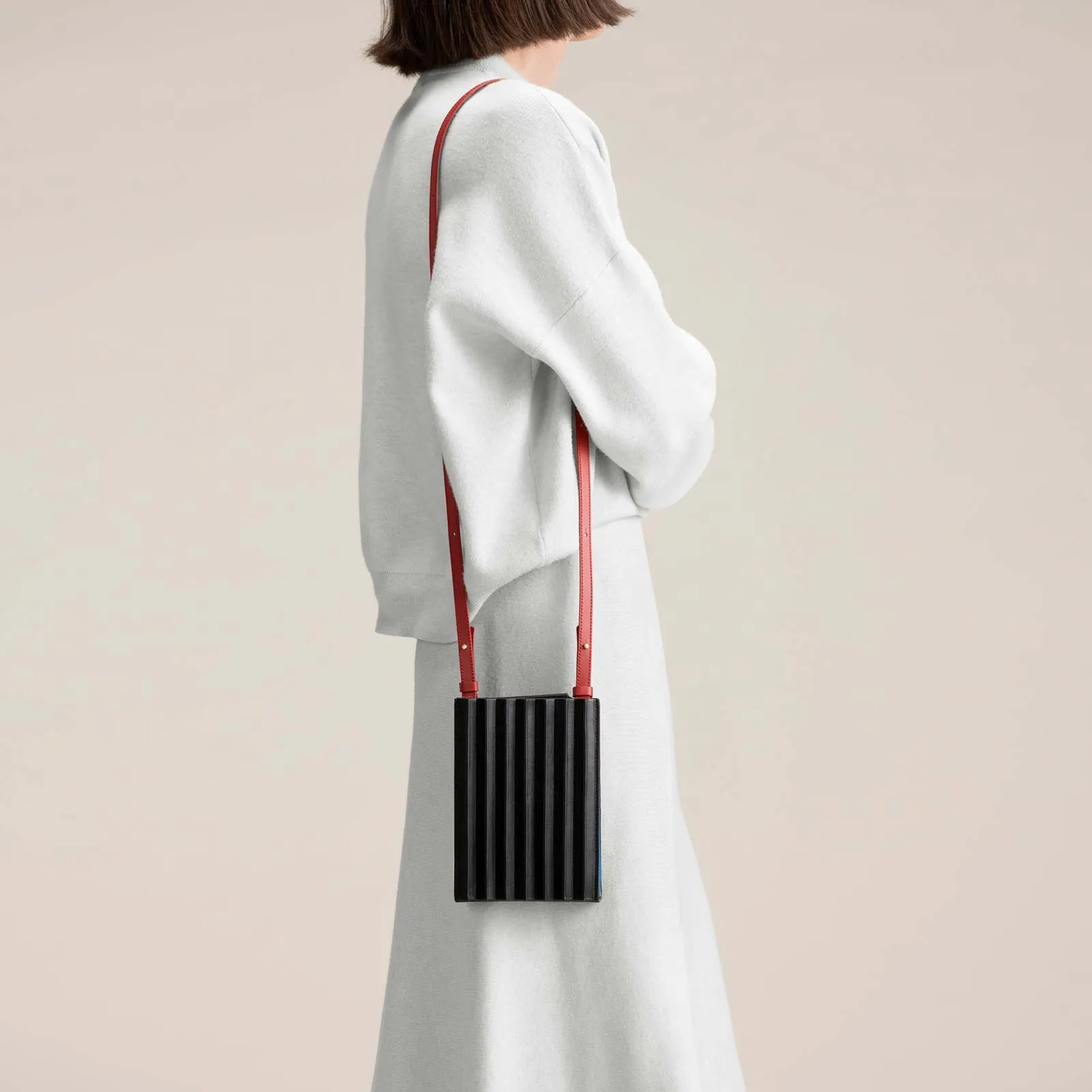 Pleated Tool Bag - Black