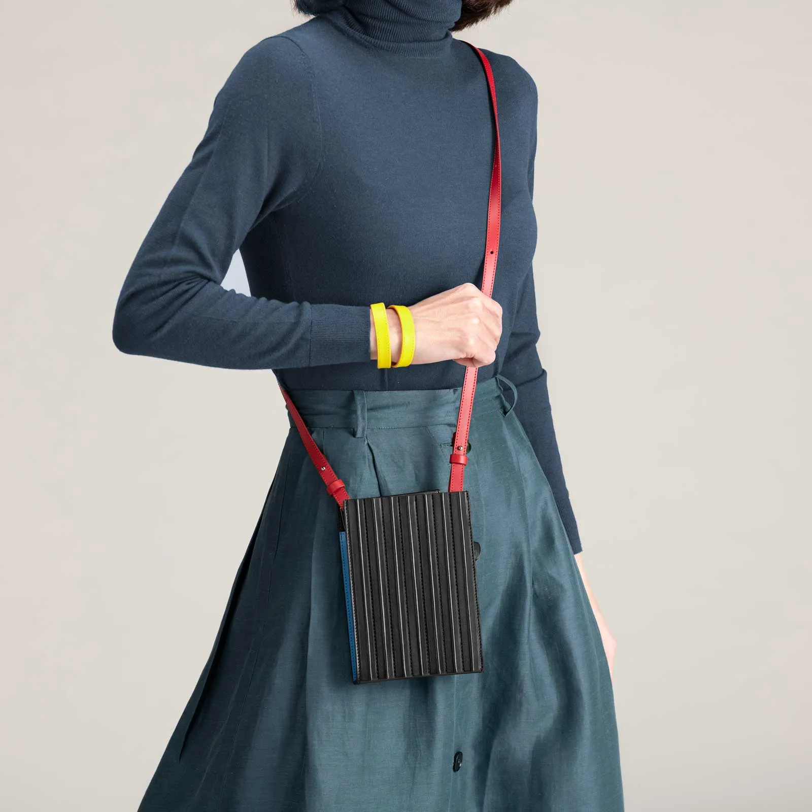 Pleated Tool Bag - Black