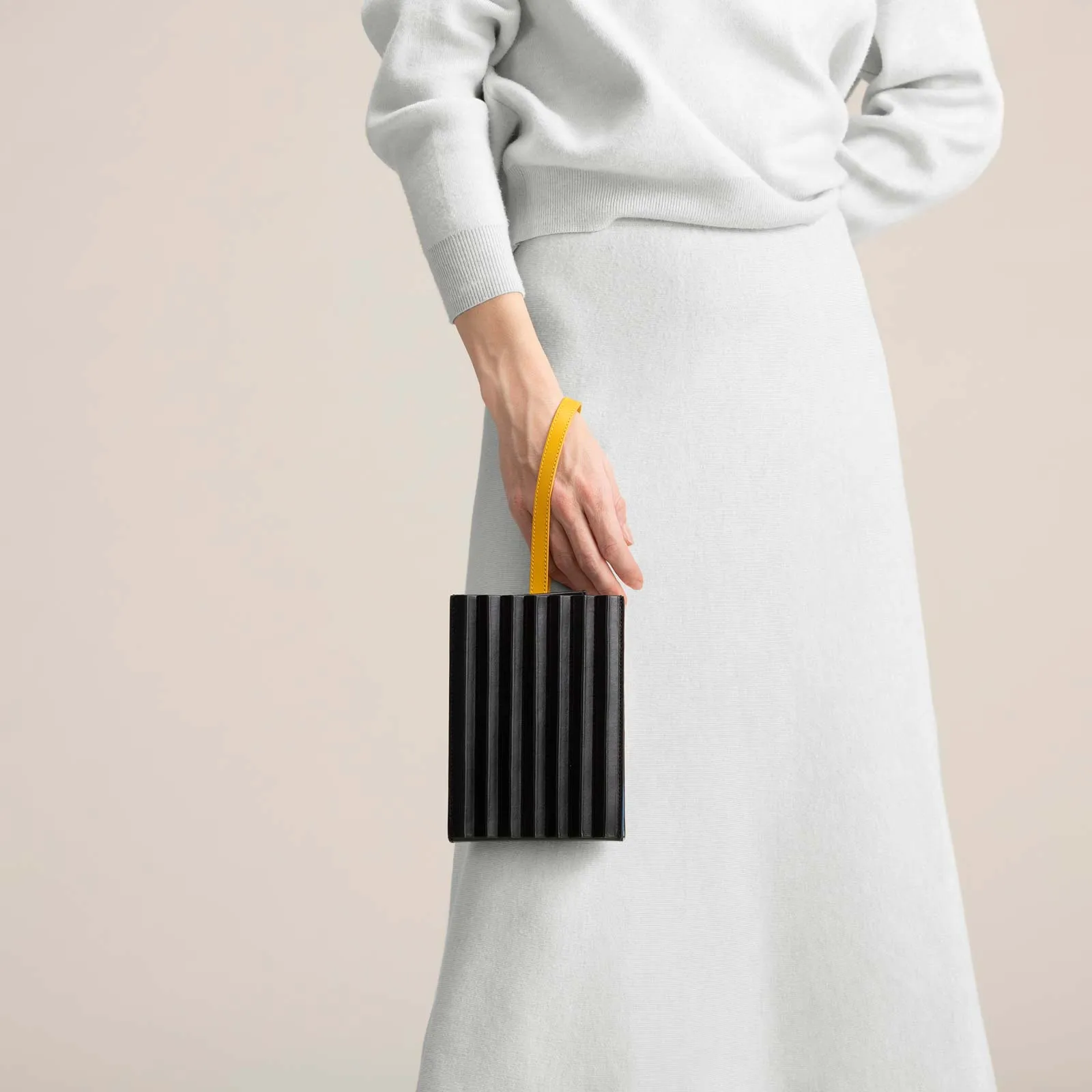 Pleated Tool Bag - Black