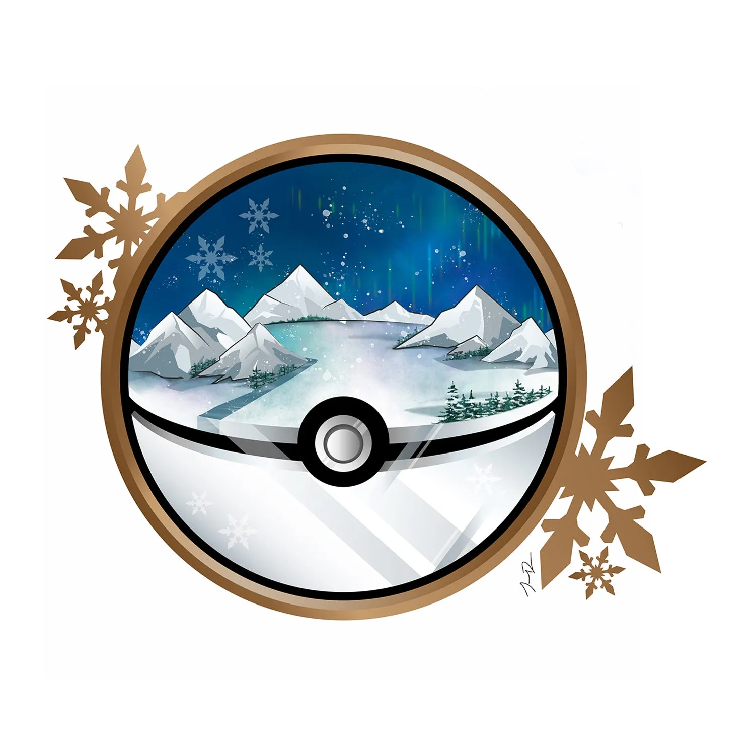 Poke Ball Ice Environment