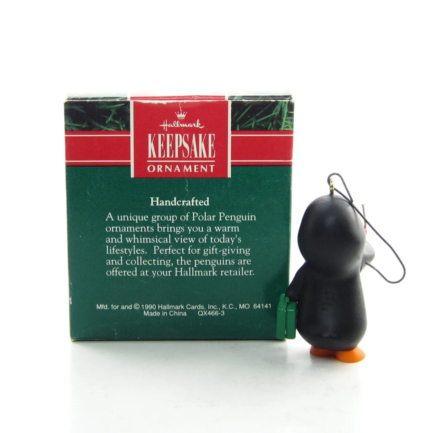 Polar V.I.P. Vintage 1990 Penguin Hallmark Keepsake Ornament