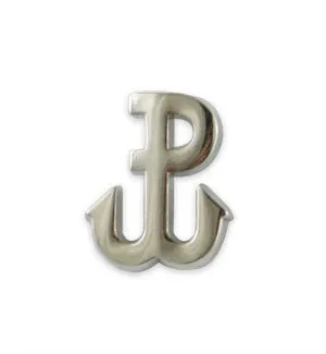 Polska Walczaca "Fighting Poland" Anchor Crest Lapel Pin