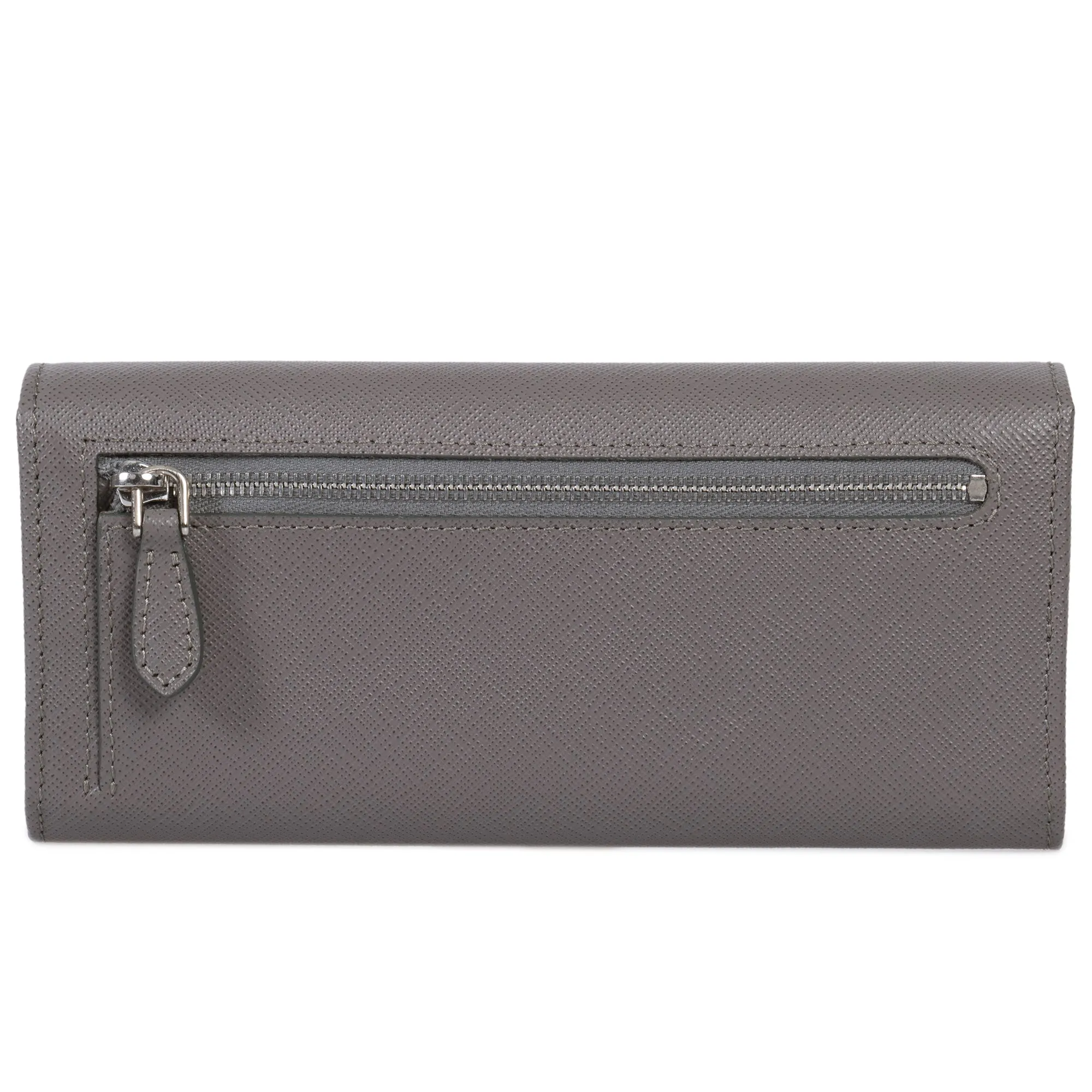Prada Marble Saffiano Leather Flap Wallet With Bow Detail 1MH132 ZTM F0K44