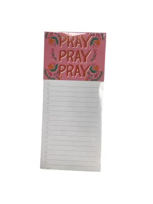 Pray Pray Pray Magnetic Notepad