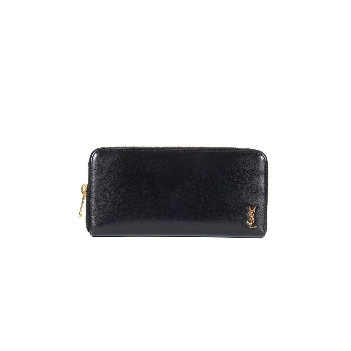 Pre-Owned Yves Saint Laurent Tiny Cassandre Zip Around Wallet