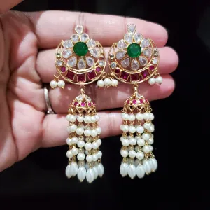 PREORDER Polki Statement Jhumkas