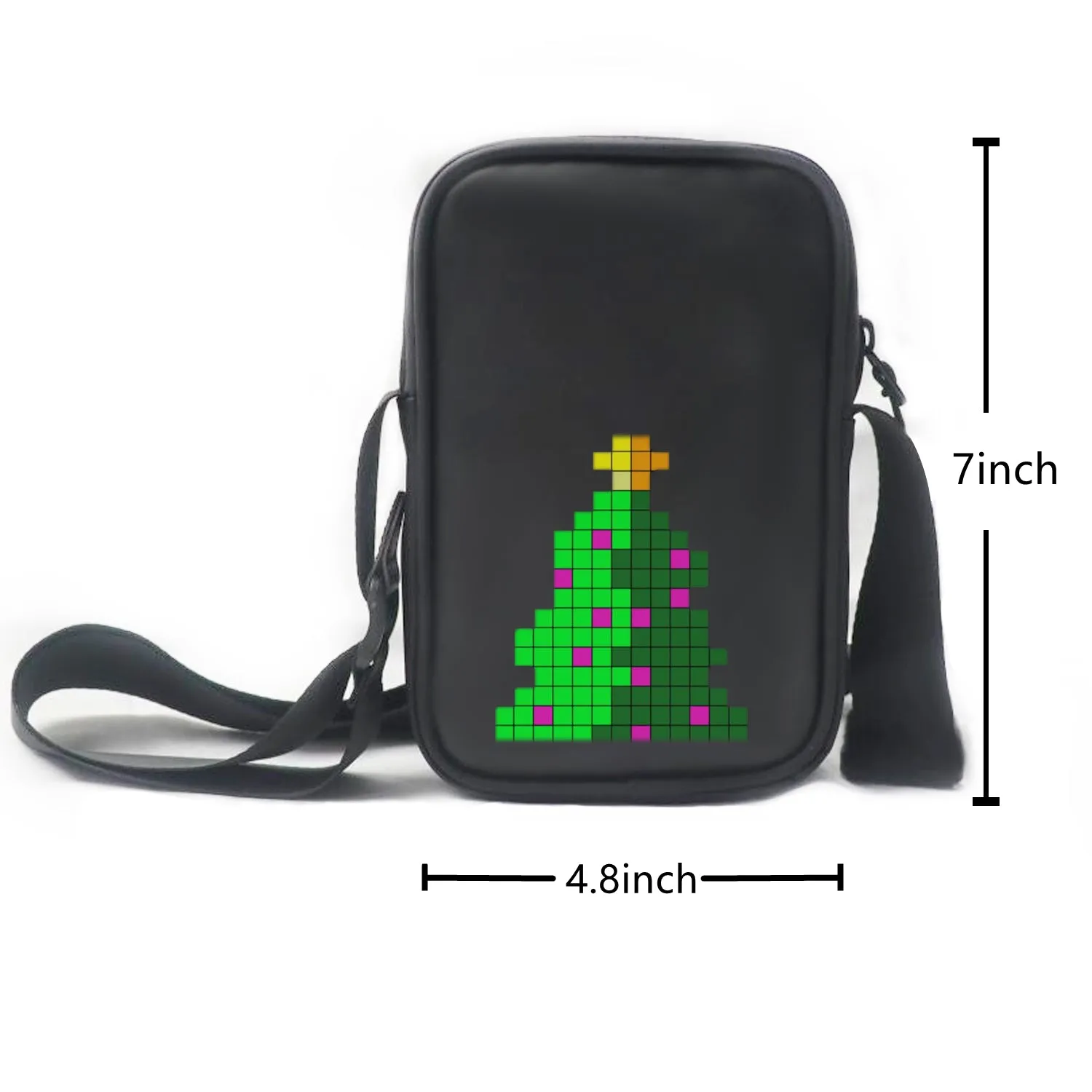 Programmable DIY LED Crossbody Bag
