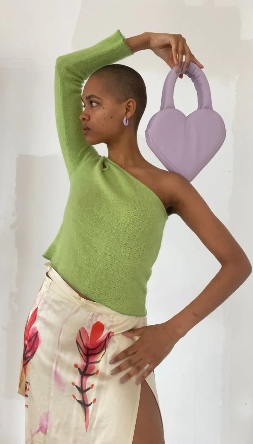 Puffy Heart Bag • Lilac