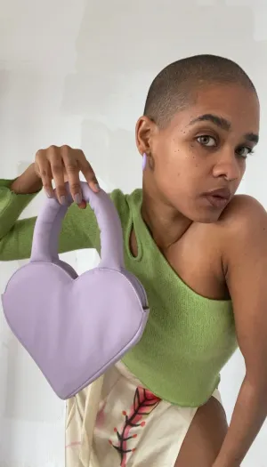 Puffy Heart Bag • Lilac