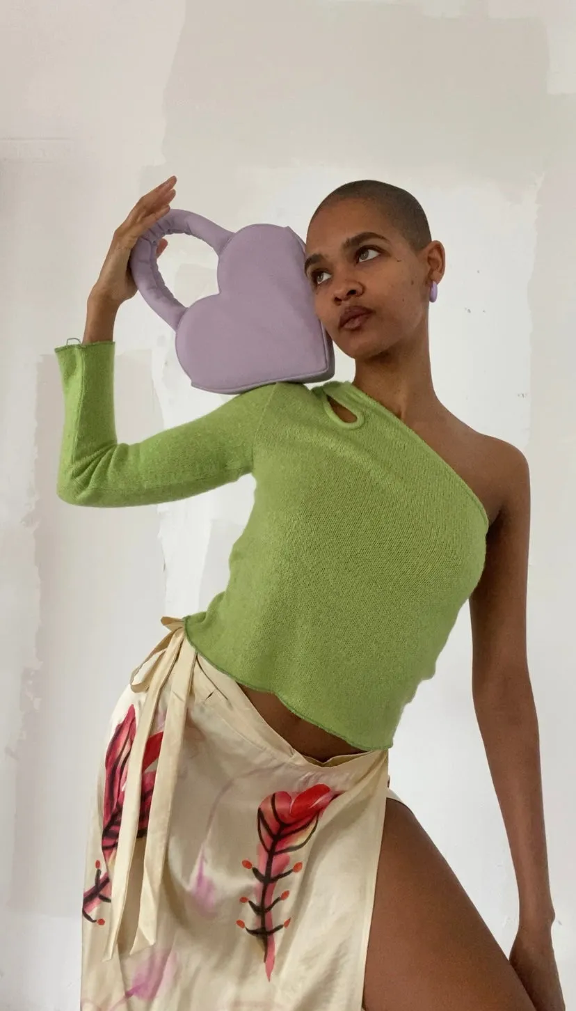 Puffy Heart Bag • Lilac