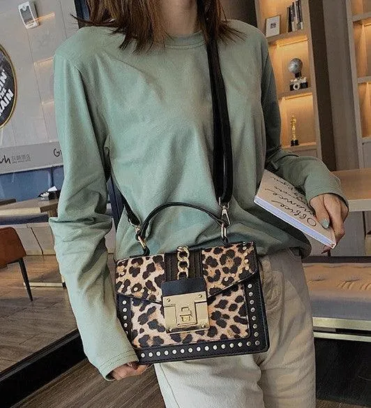 Purse- leopard statement bag