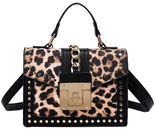 Purse- leopard statement bag