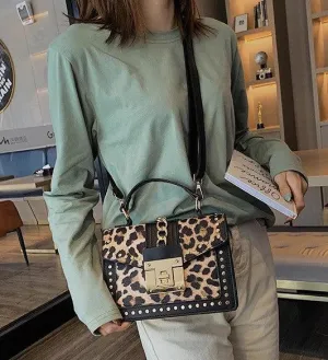 Purse- leopard statement bag