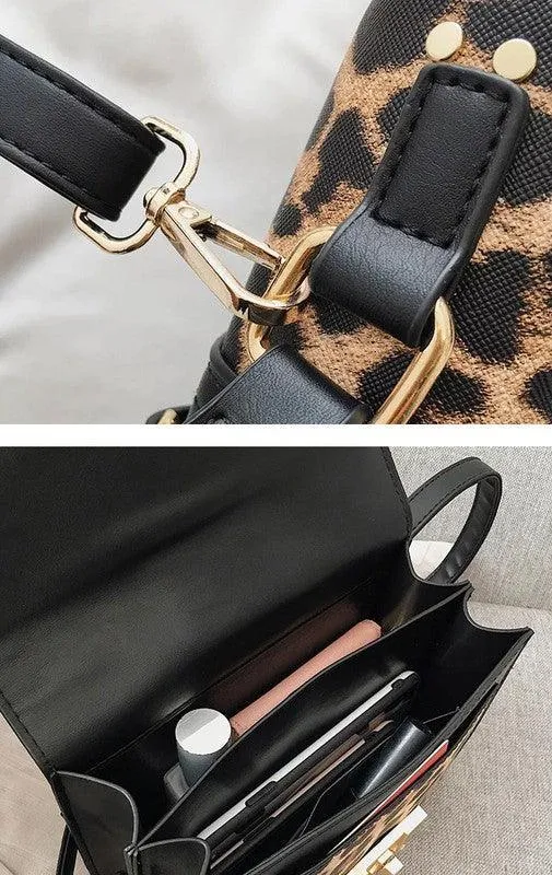 Purse- leopard statement bag