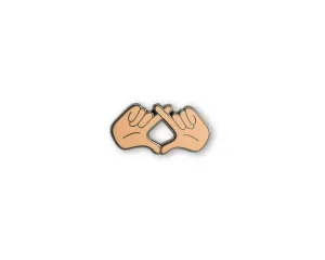 "XO Hands" Lapel Pin