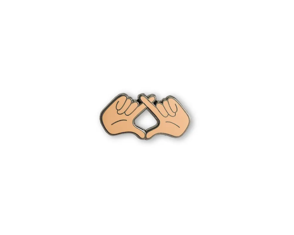 "XO Hands" Lapel Pin