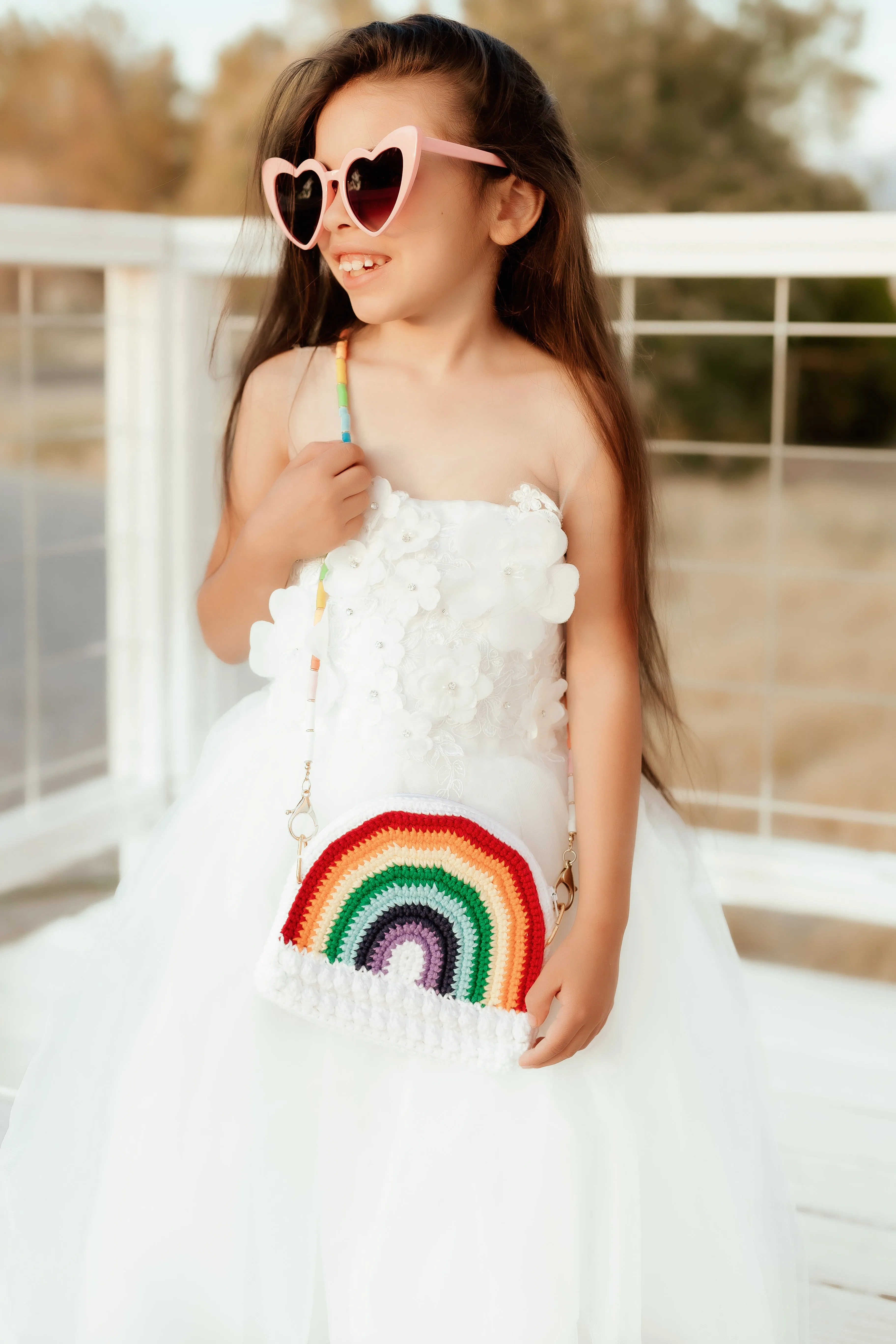 Rainbow Crossbody Bag Crochet Pattern
