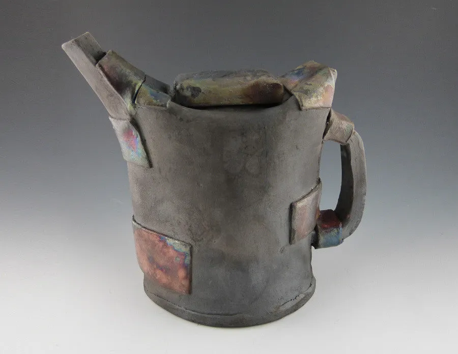 Raku Strapped Tea Kettle--Slim