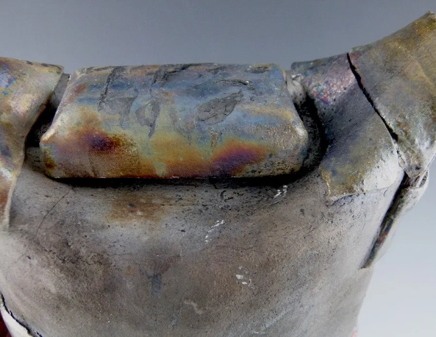 Raku Strapped Tea Kettle--Slim