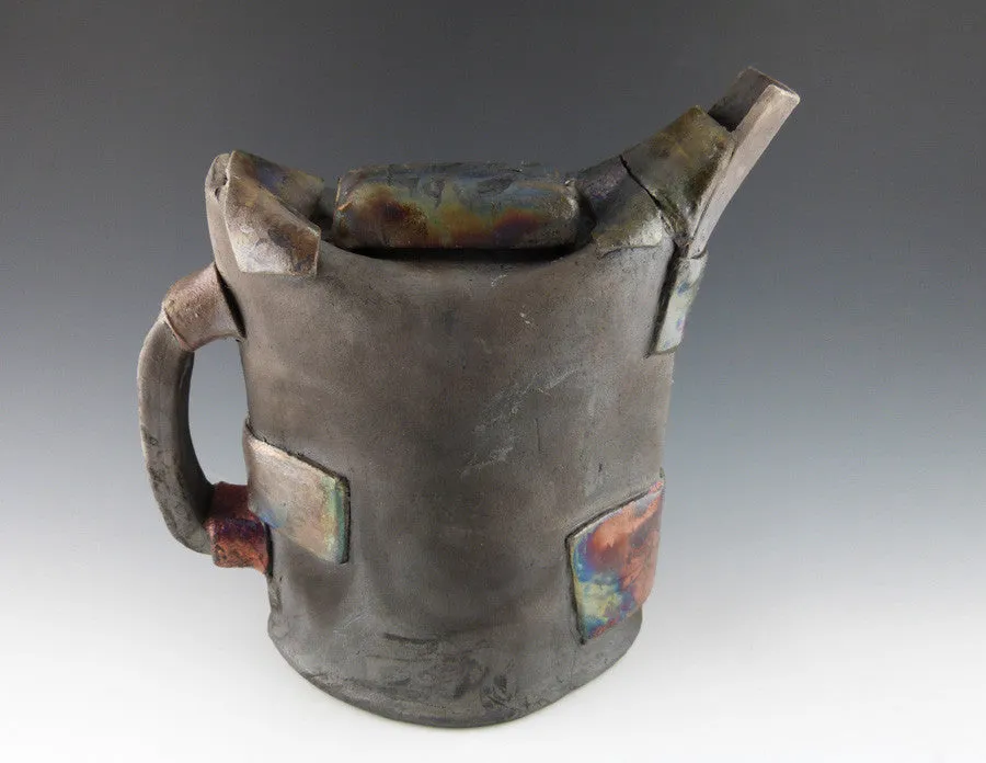 Raku Strapped Tea Kettle--Slim
