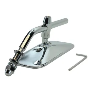 Rectangular Mirror, 2" x 4 1/4", Each - Chrome