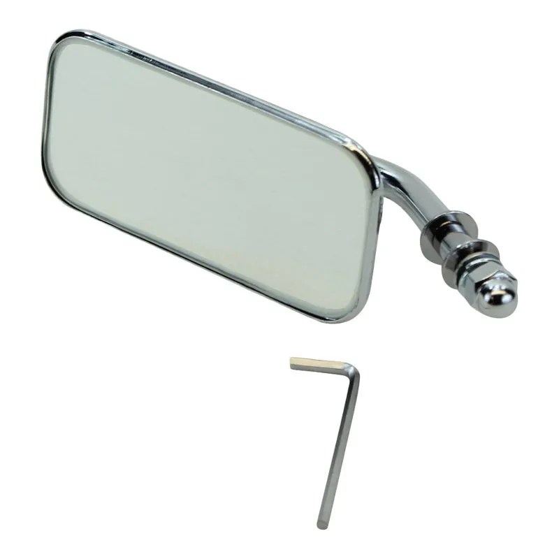 Rectangular Mirror, 2" x 4 1/4", Each - Chrome