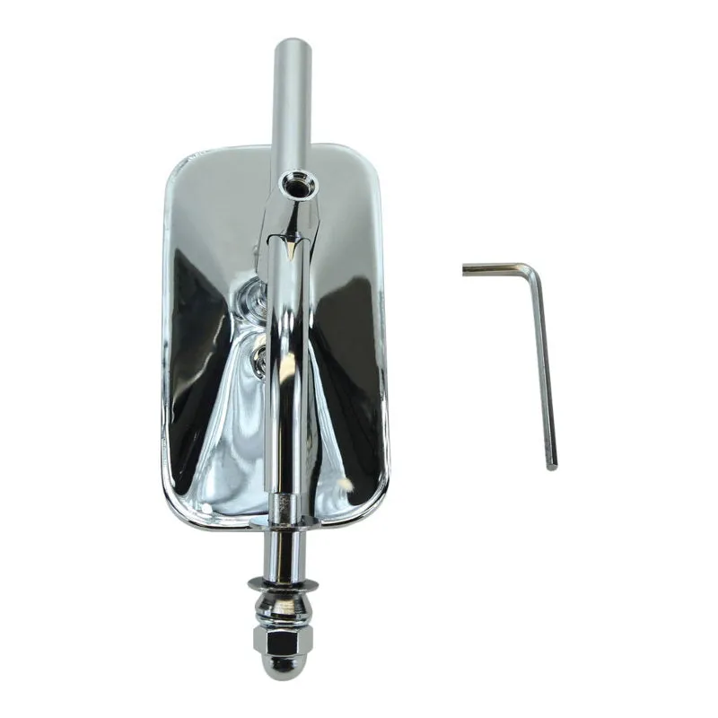 Rectangular Mirror, 2" x 4 1/4", Each - Chrome