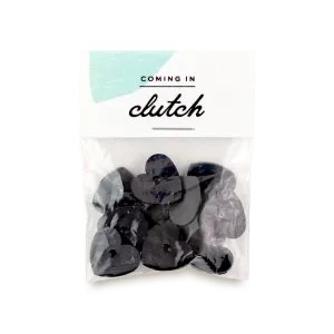 Replacement Clutches · Rubber Heart, Black