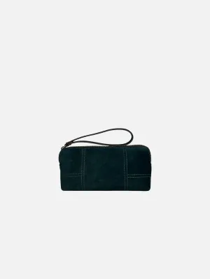 Revive Mini Clutch - Yeşil Süet